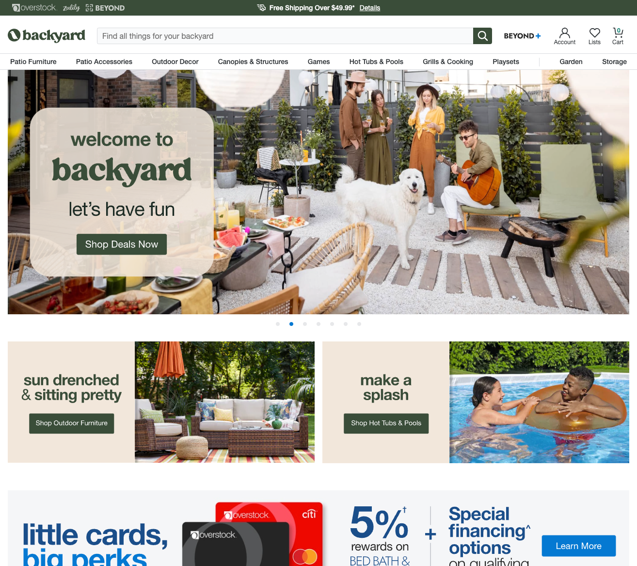 Backyard brand work
