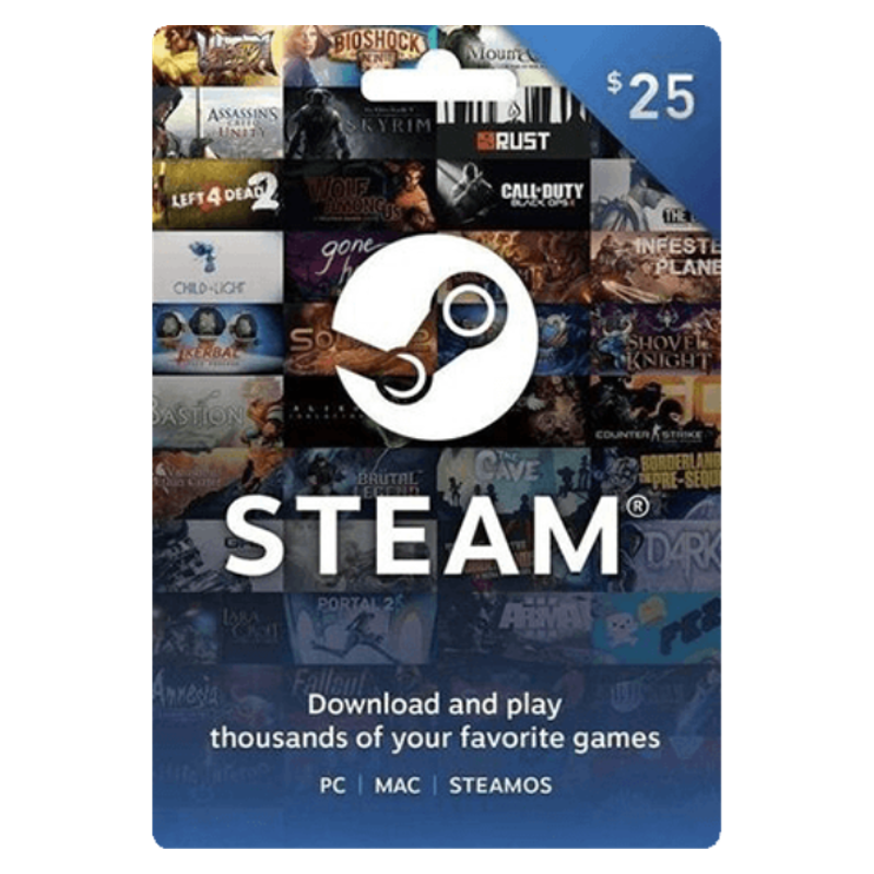 Steam $25 Gift Card
