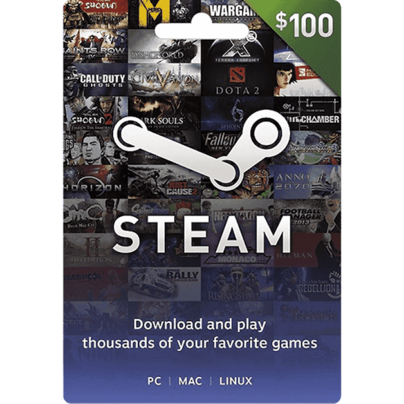 Steam $100 Gift Card