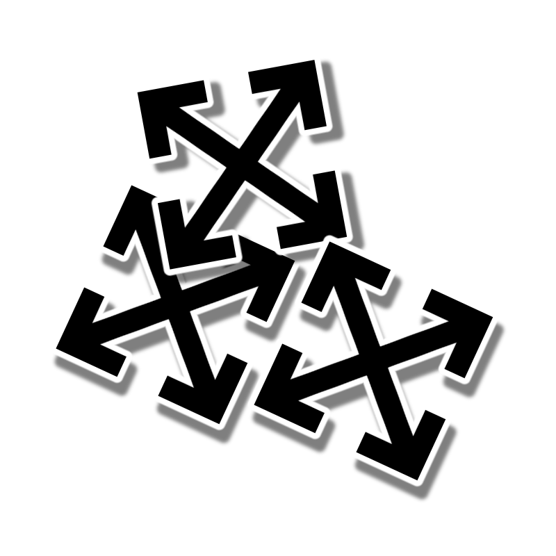 Off White Logo Sticker 