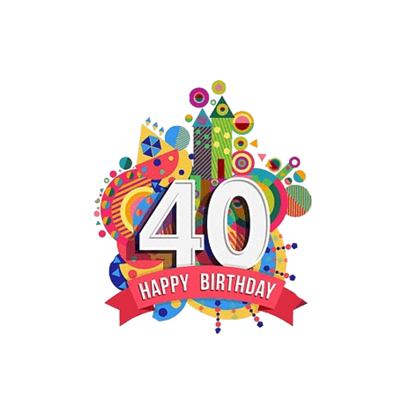 40th Birthday Card