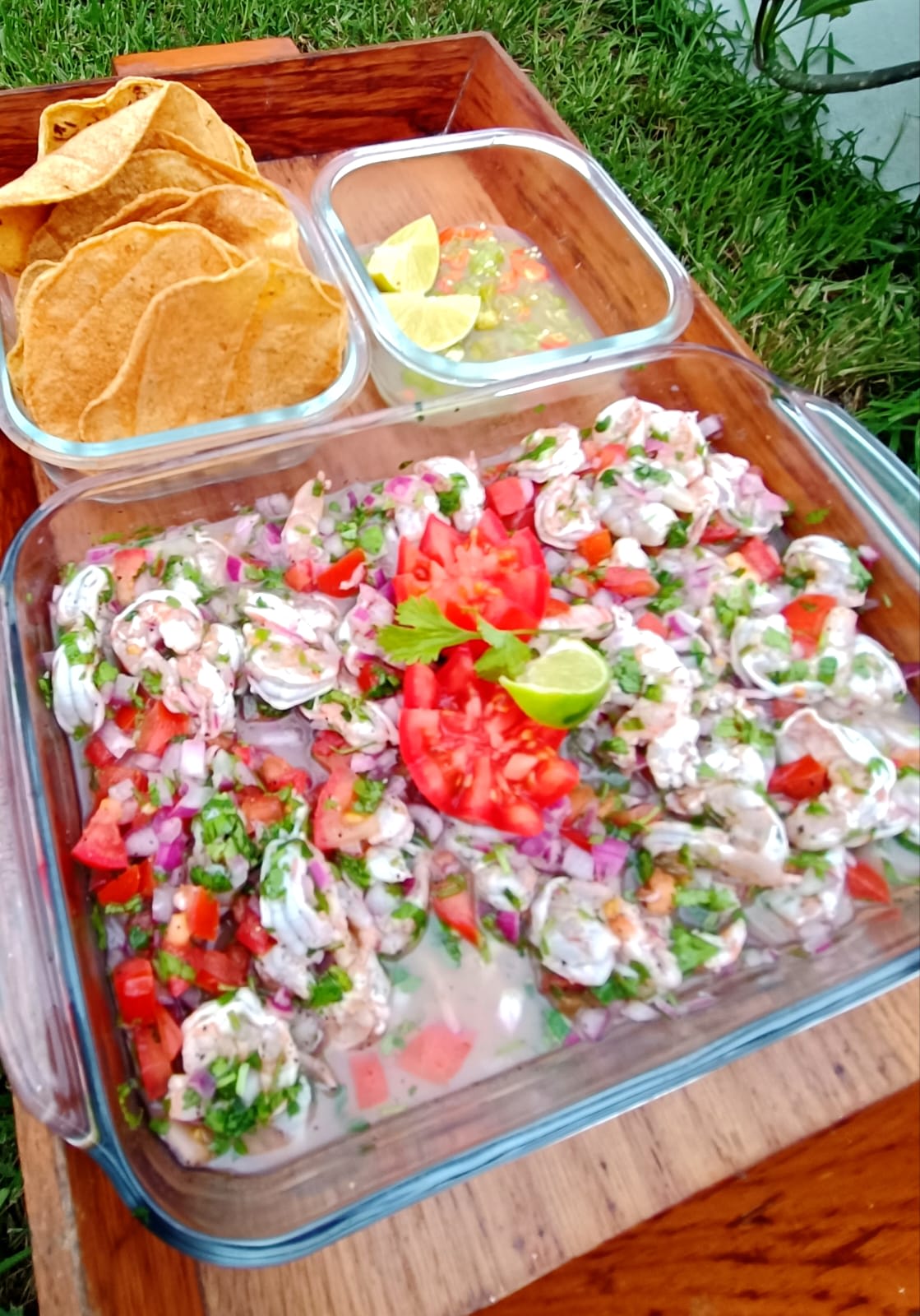 Ceviche de camarón