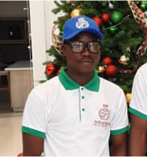 Ogheneweware John in a DRF cap and a white polo shirt