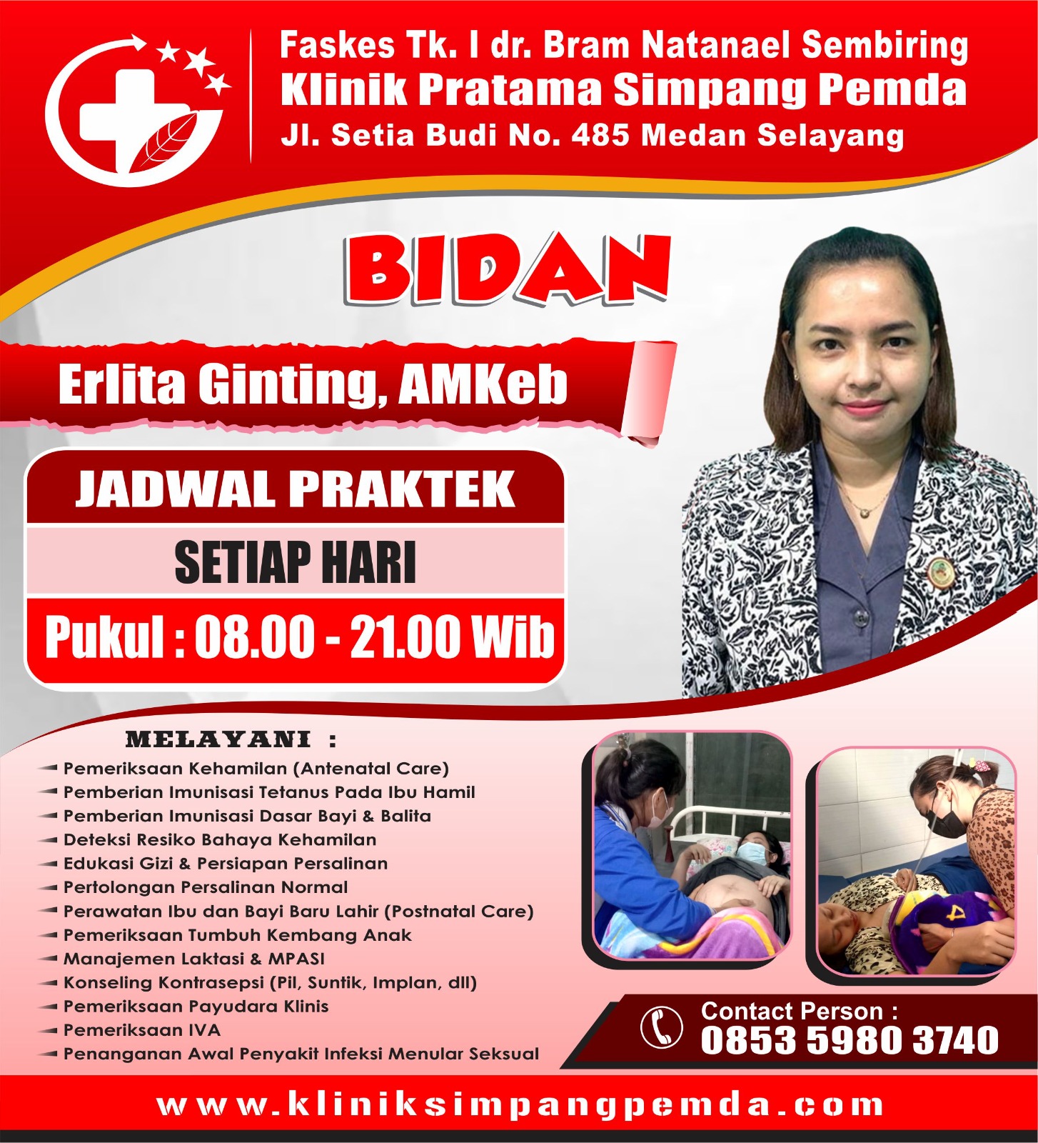 Erlita Ginting Amd.Keb | Klinik Simpang Pemda