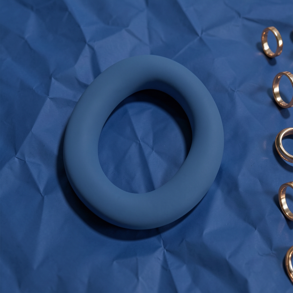 Volume ovale sculptural illustrant le rayon bracelets