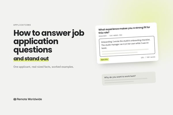 How to Answer Job Application Questions and Stand Out (With Examples)
