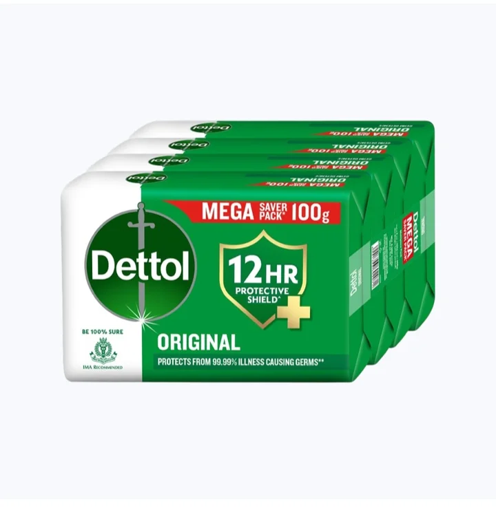 Dettol Original Bathing Bar Soap with 12 Hr Protective Shield