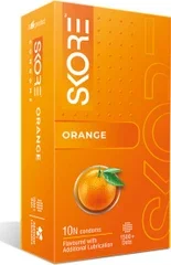 Skore Orange Flavoured Condoms (10 Count)
