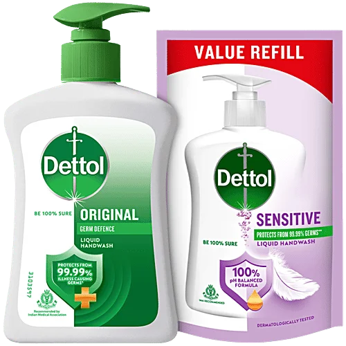 Dettol With Liquid Handwash 