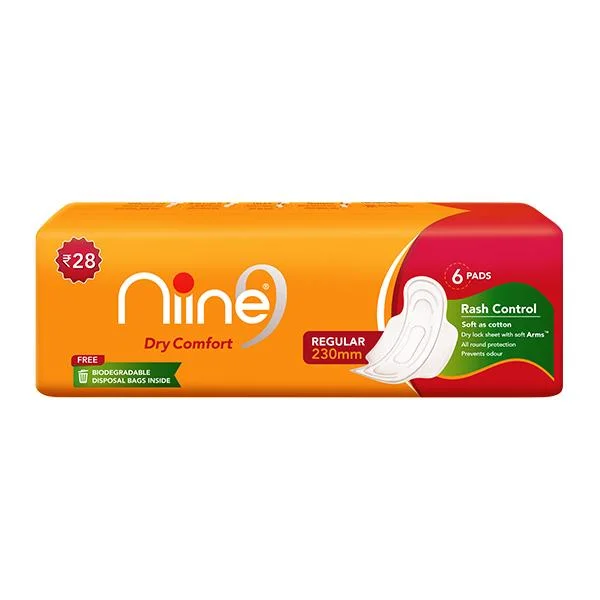 Nine Senitary Regular Pad (6Pcs)