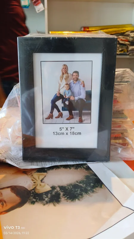 Art Street Black Table/ Wall Photo Frame