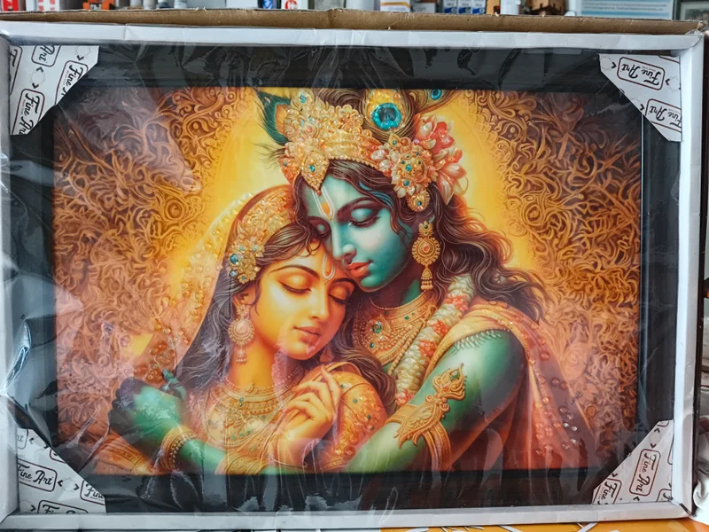Radha Krishna photo frame 