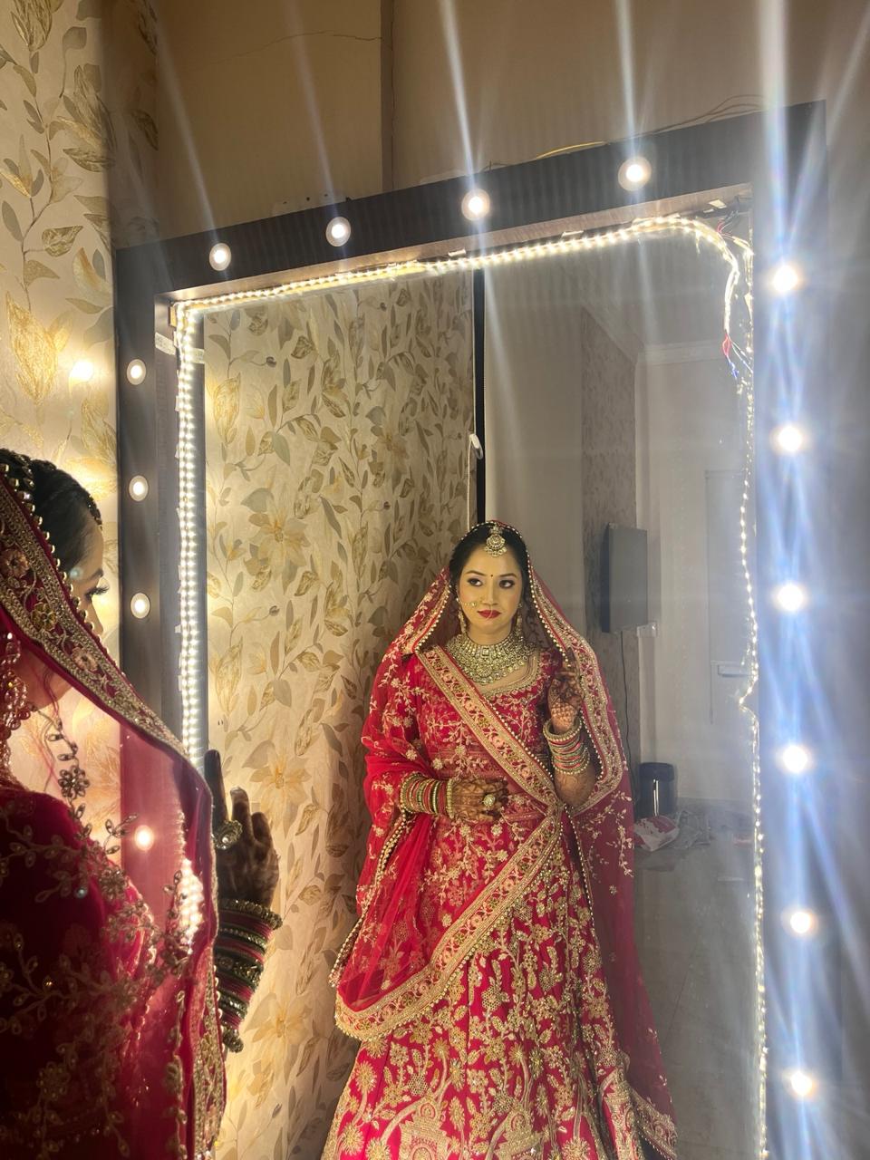 Royal Bridal Makeover at Salon