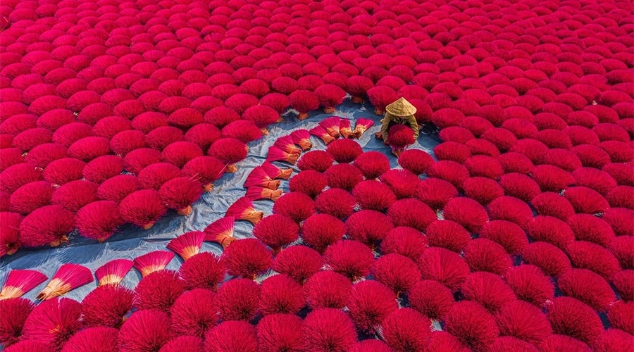Quang Phu Cau or Incense Stick Village