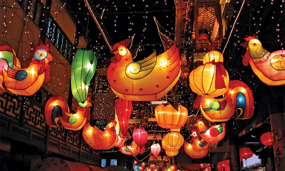 চীনের ঐতিহ্যবাহী লণ্ঠন উৎসব chineese lantern festival