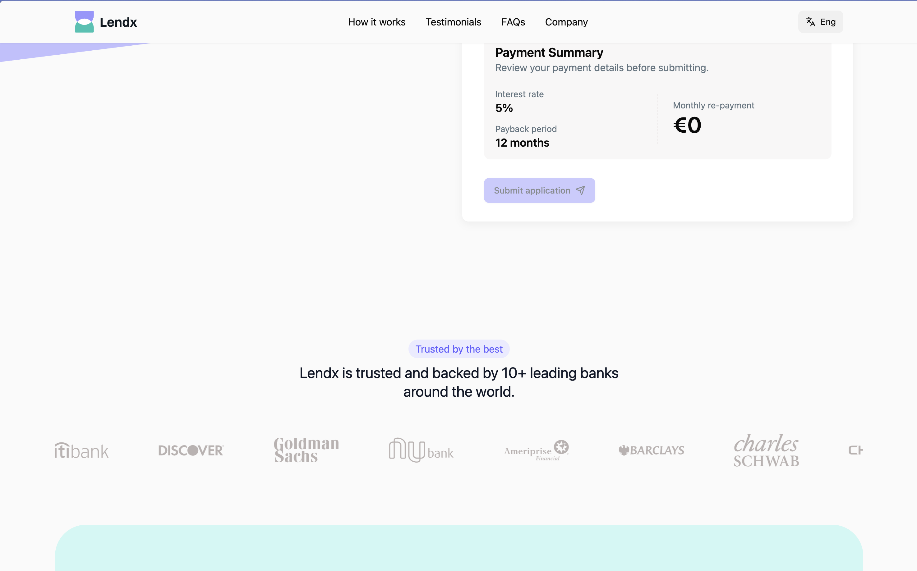 Lendx Trusted Partners