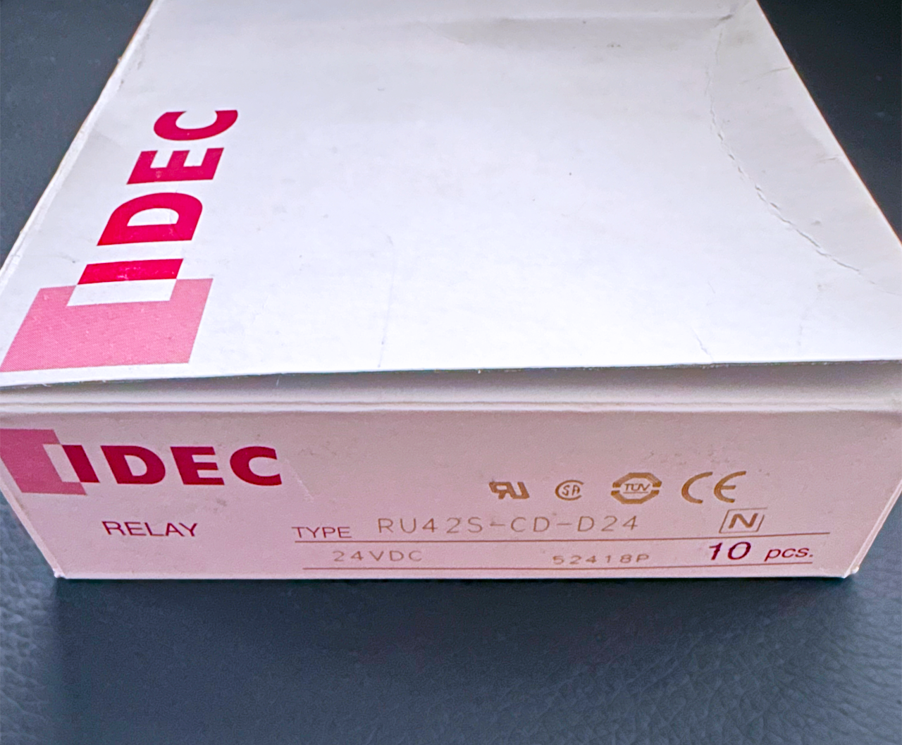 RU42S-CD-D24 IDEC Plug-in Power Relay 24VDC 3A 4PDT Bifurcated 