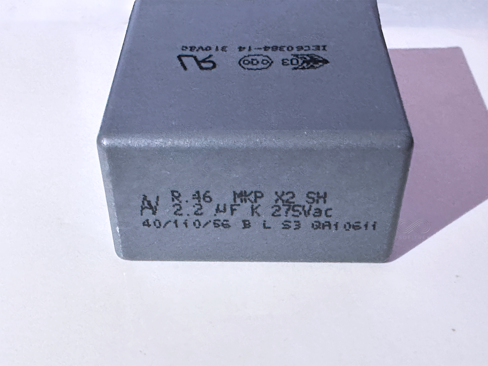 R.46 MKP X2 KEMET 2.2uF 275VAC 10% Metal Polypropylene Film