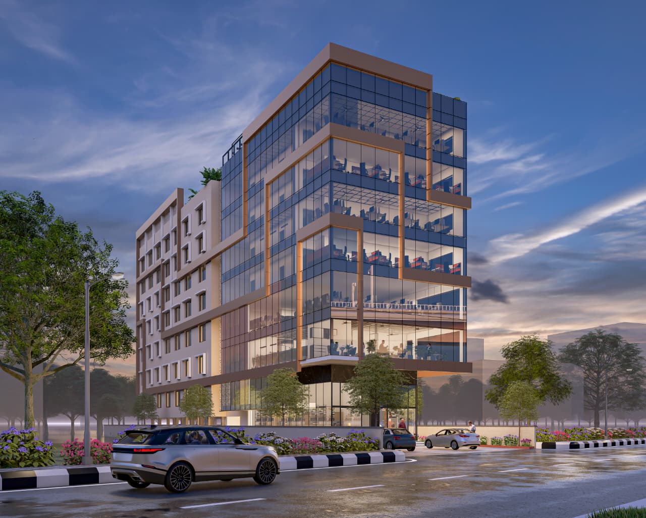 Genesis Building Exterior — Wakad, Pune