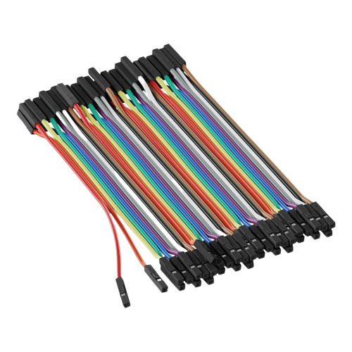 FEMALE -FEMALE JUMPER WIRE 40PCS DUPONT