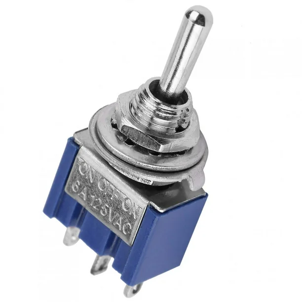 Toggle Switch 3 pin ON-OFF-ON (6A-125VAC) 