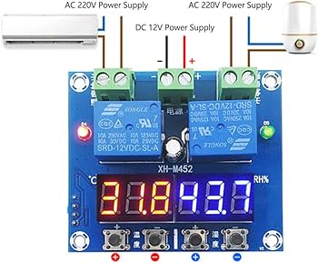 XH-M452 Precision Temperature and Humidity DHT22 Controller
