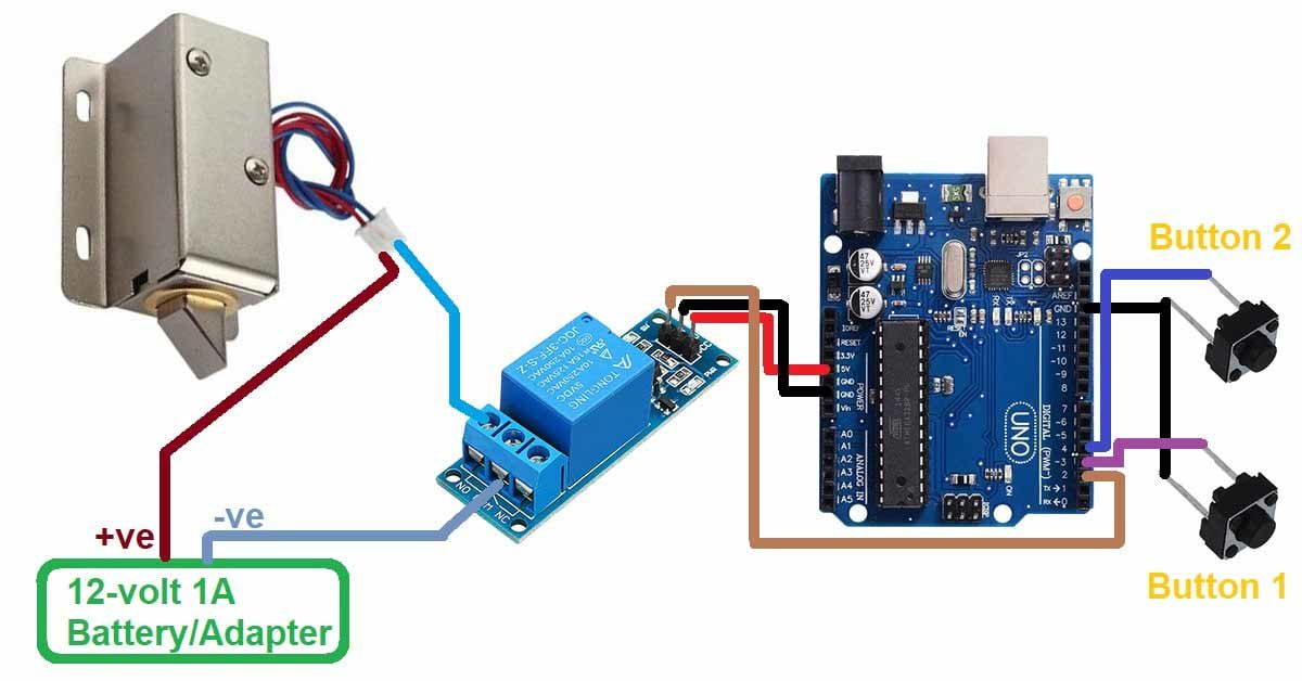 DC 12V Electric Solenoid Lock