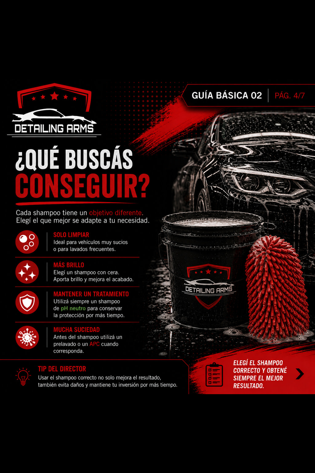 QUE SHAMPOO NECESITO? — placa 4 de 7