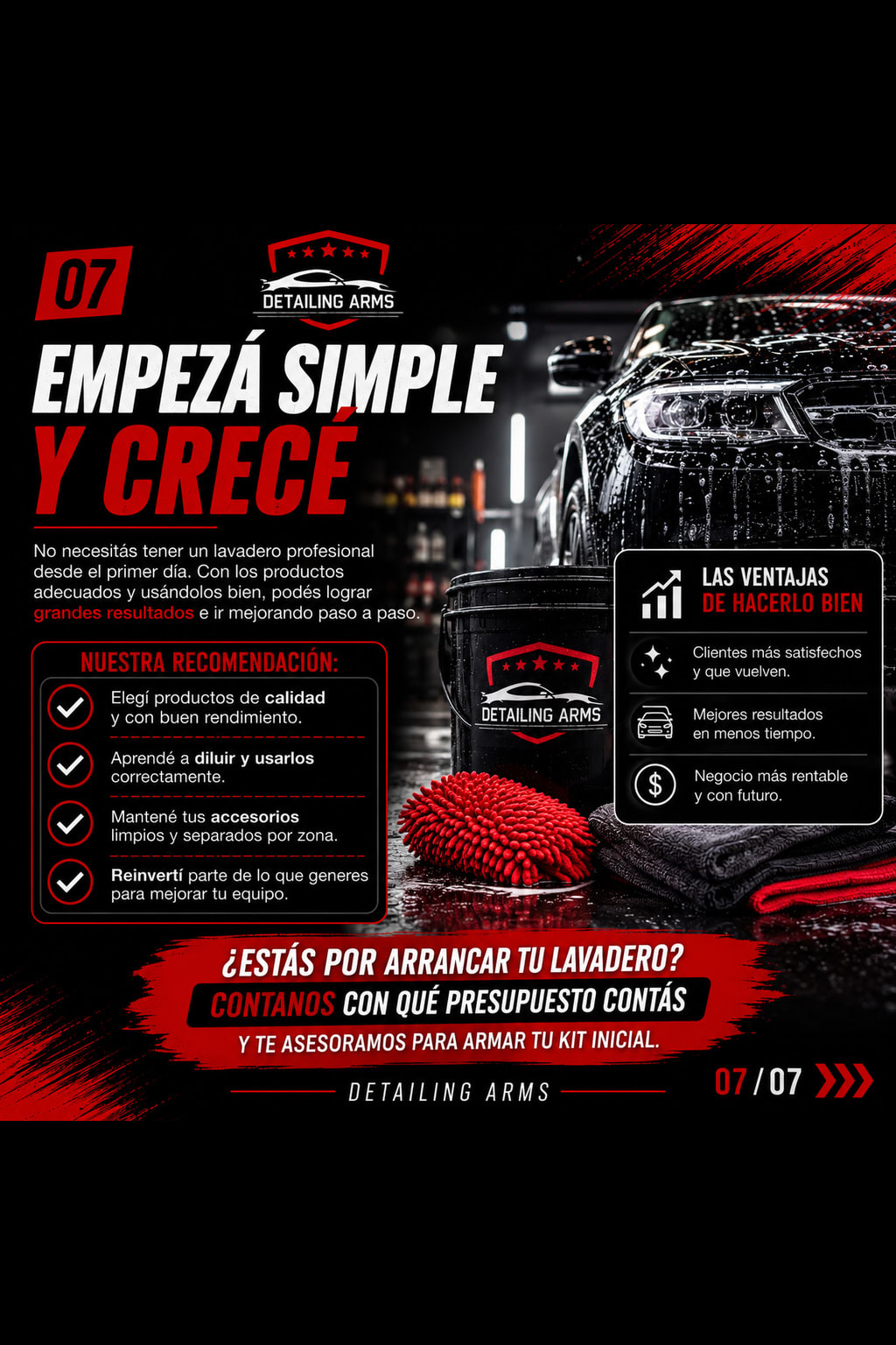QUERES ARRANCAR UN LAVADERO? — placa 7 de 7
