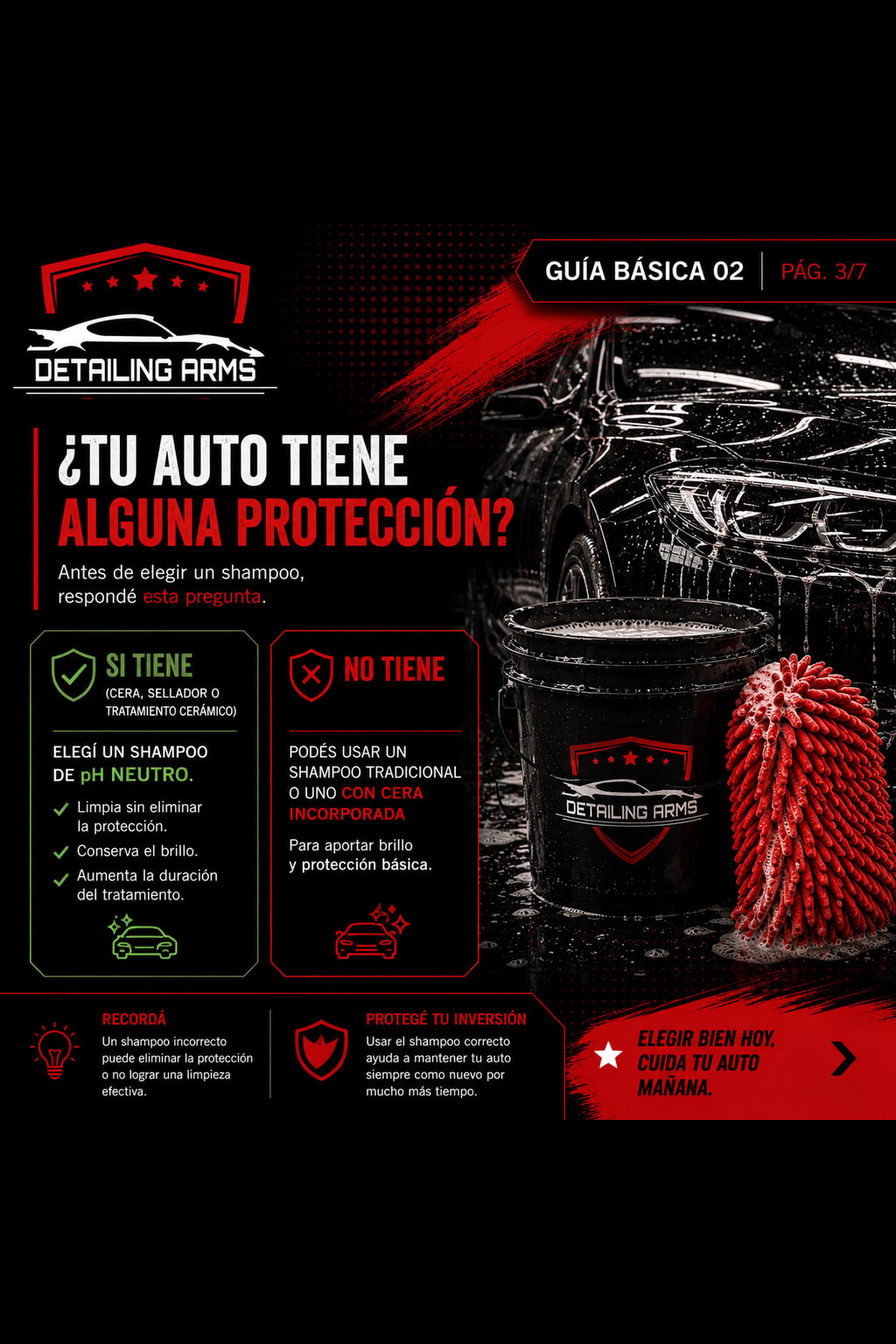 QUE SHAMPOO NECESITO? — placa 3 de 7