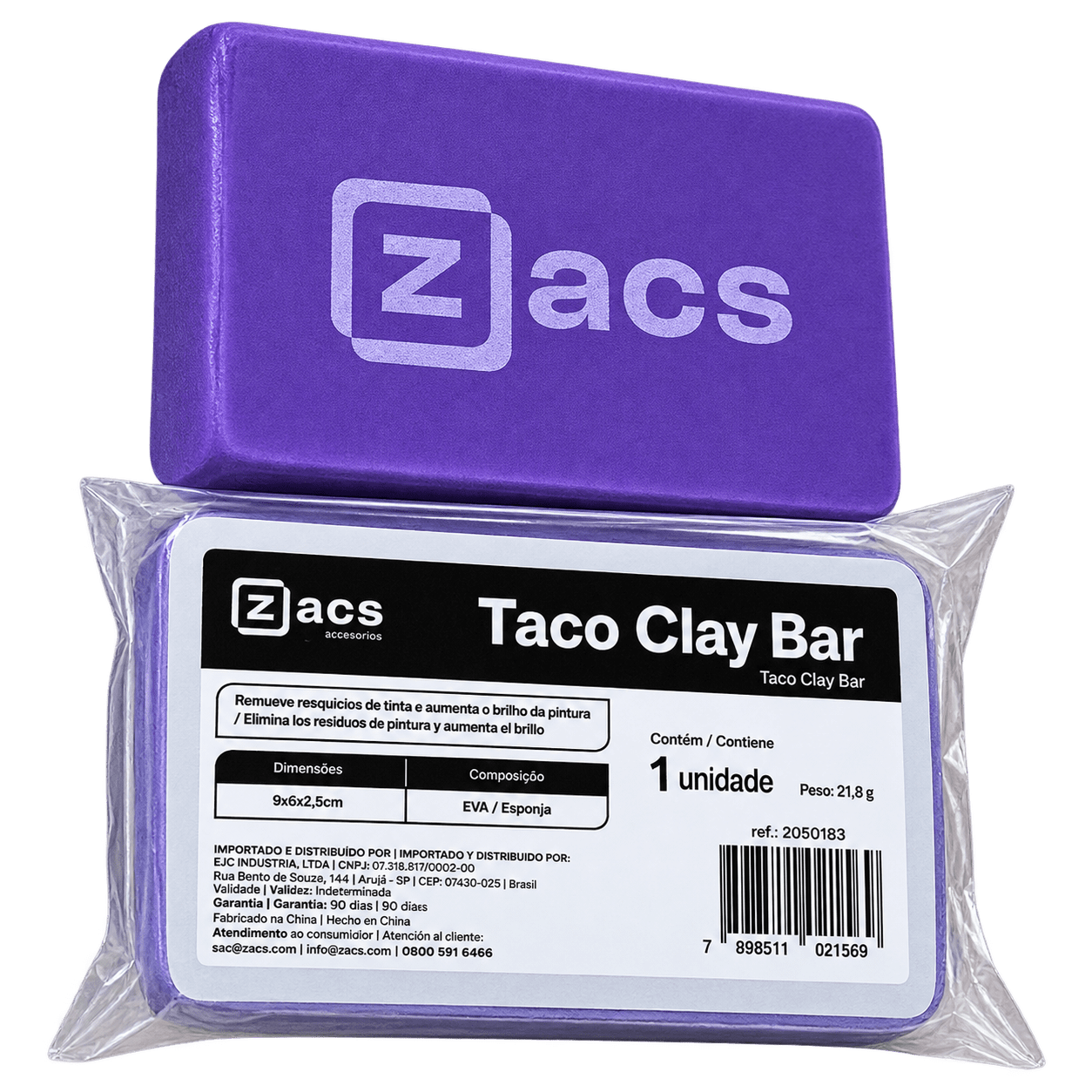 ZACS CLAY PAD DESCONTAMINANTE GRADO MEDIO