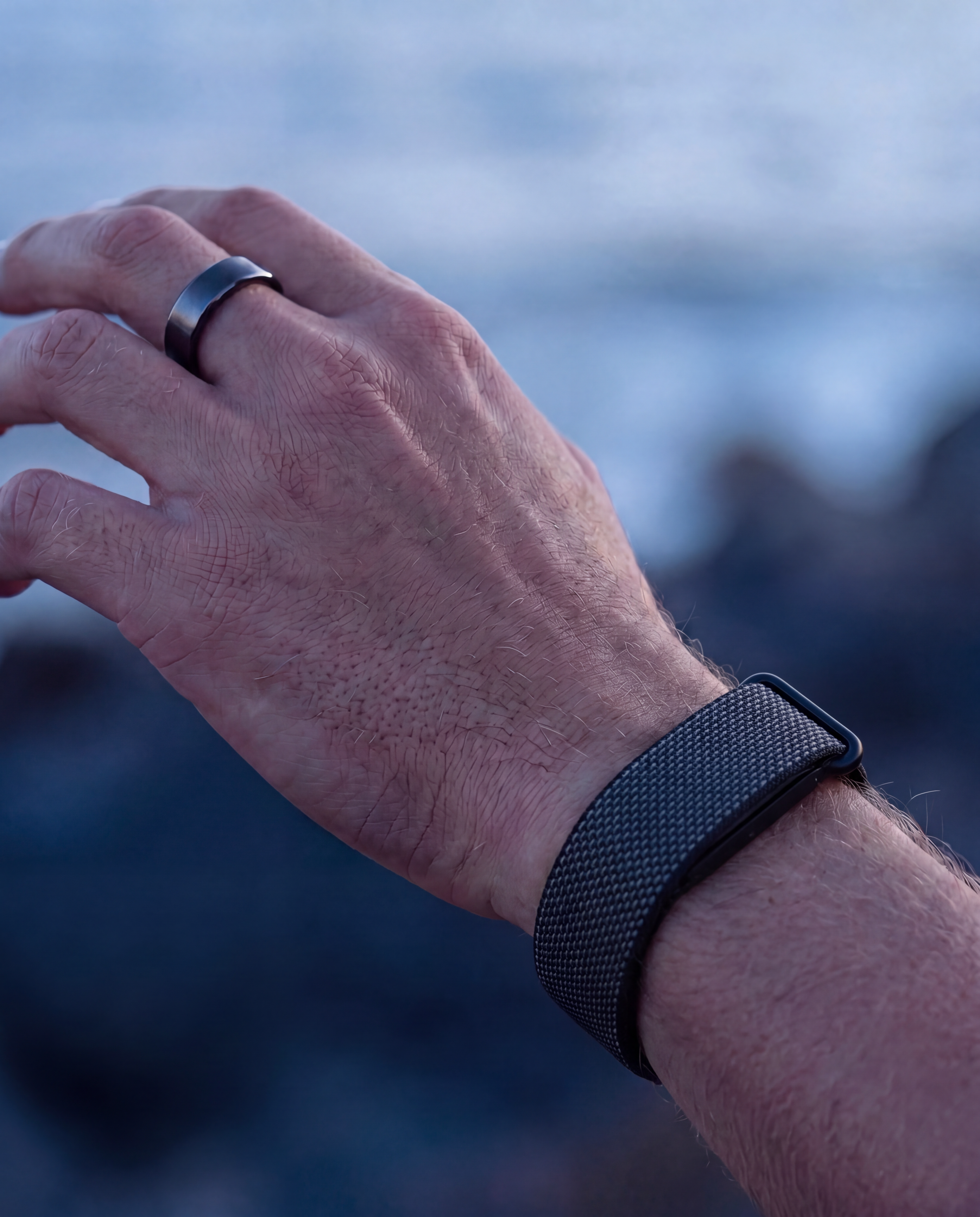 Fitbit Air on the wrist
