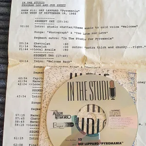 In The Studio cover art