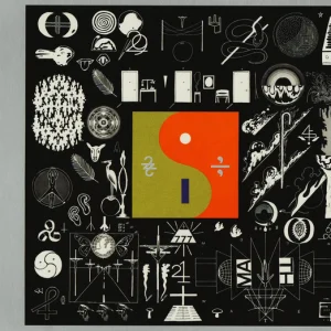 22, A Million cover art