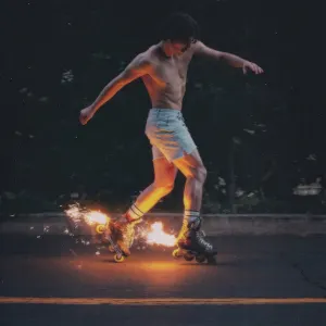 Fireworks & Rollerblades cover art