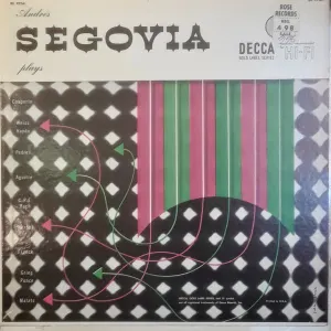 Andrés Segovia Plays cover art