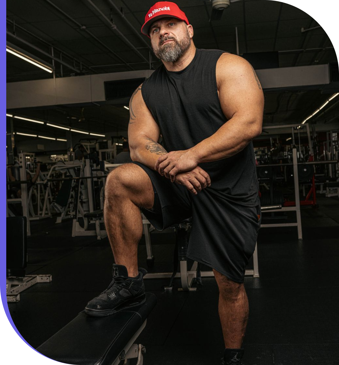 David Lindberg in gym