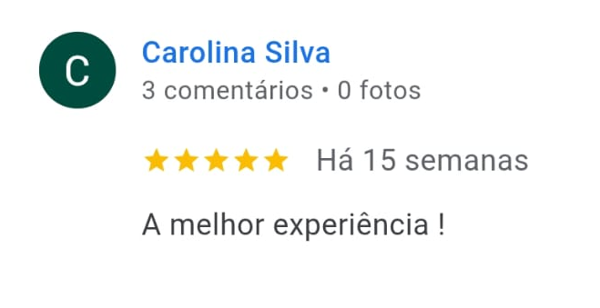Print de avaliação no Google 2