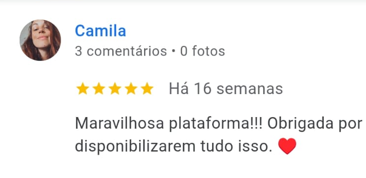 Print de avaliação no Google 4