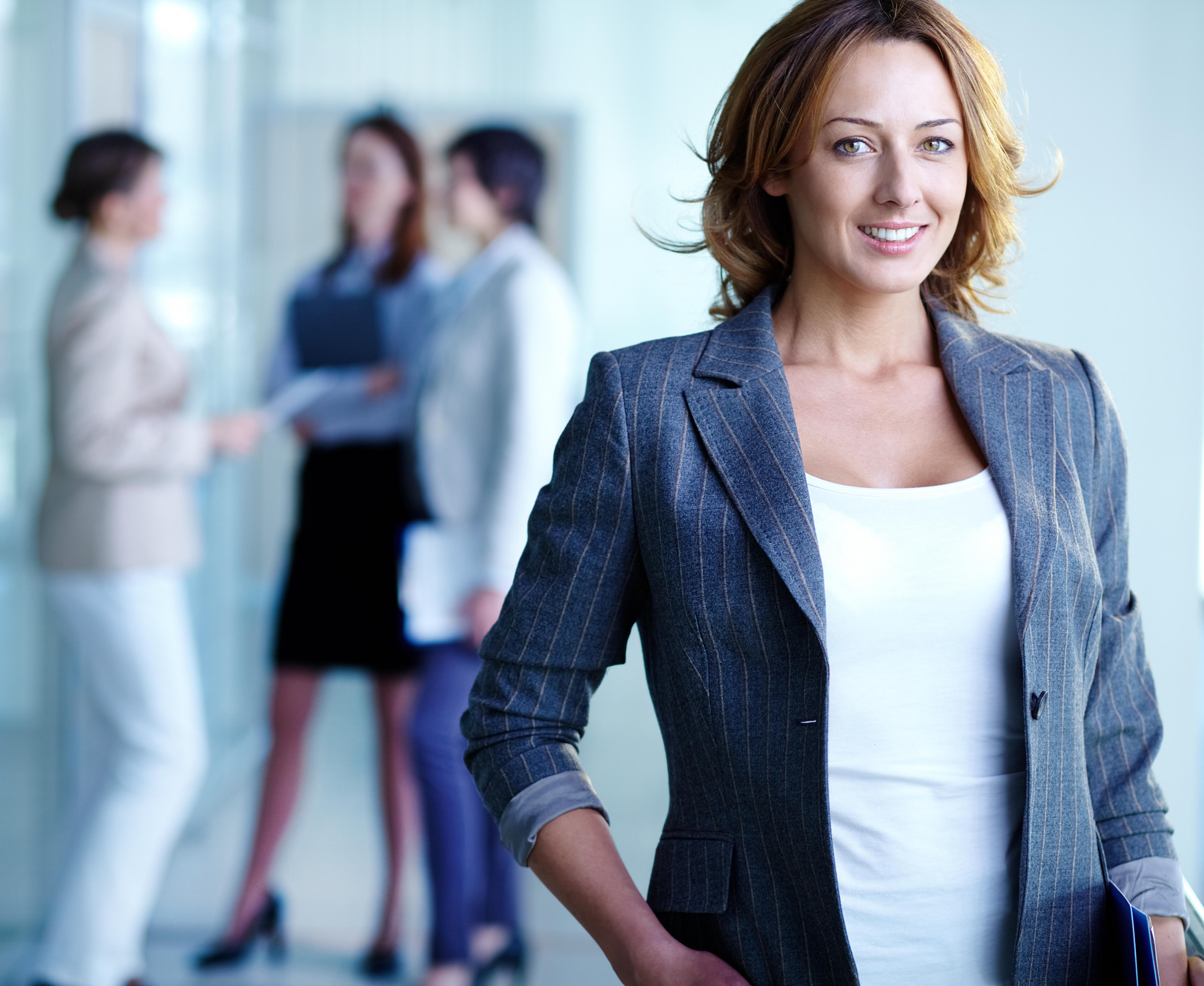 Image of a woman in an office setting