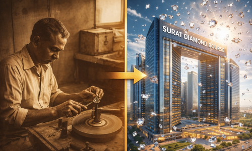 सूरत की डायमंड इंडस्ट्री: ₹10 की मजदूरी से ₹2,00,000 करोड़ का साम्राज्य कैसे बना? (The Complete History & Business Model)