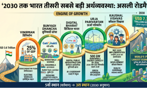 2030 तक भारत तीसरी सबसे बड़ी अर्थव्यवस्था बनेगा: असली रोडमैप क्या है?