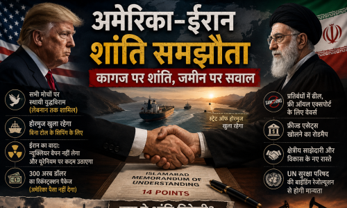 अमेरिका ईरान शांति समझौता: कागज़ पर शांति, जमीन पर सवाल