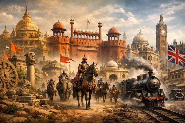 भारत पर विदेशियों ने कितने साल राज किया? 2500 सालों के आक्रमण और गुलामी का पूरा इतिहास (Deep Analysis)