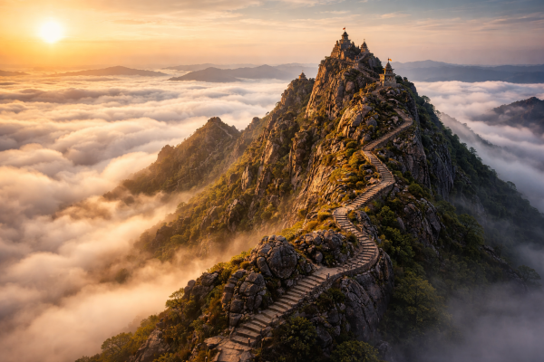 गिरनार पर्वत: हिमालय से भी पुराना वो रहस्यमयी पर्वत जहाँ से लौटकर ऋषि-मुनि नहीं आते (Girnar History & Legacy)