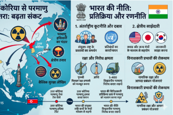 उत्तर कोरिया से परमाणु खतरा: भारत की क्या है नीति?