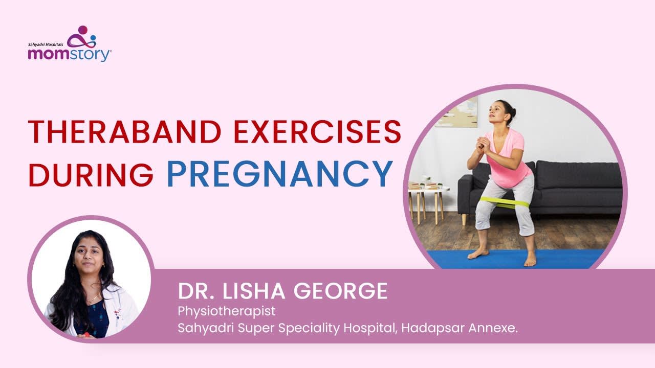 Theraband exercise during pregnancy