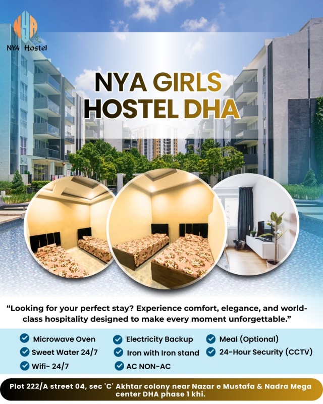 NYA Girls Hostel – DHA Karachi