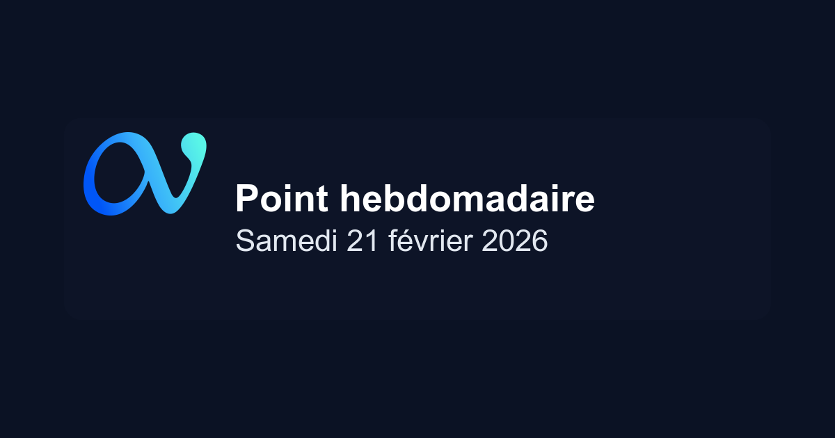 Point Hebdomadaire du 21/02/2026