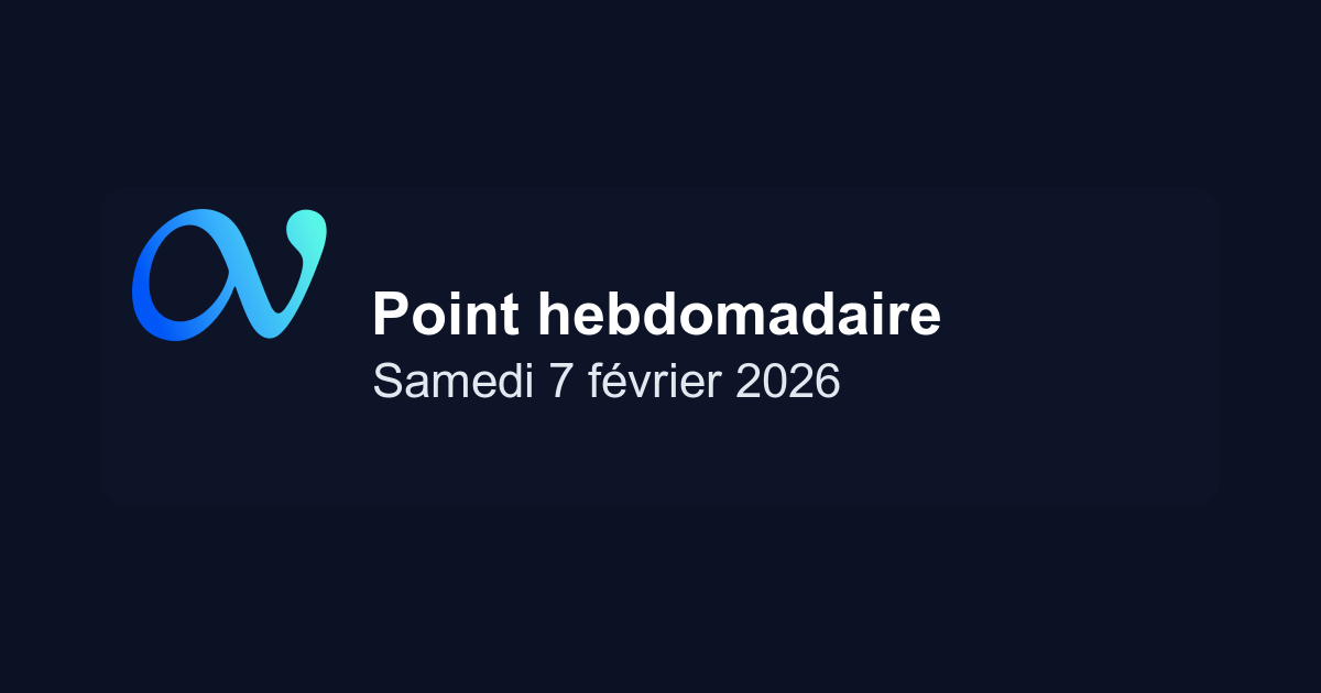 Point Hebdomadaire du 07/02/2026